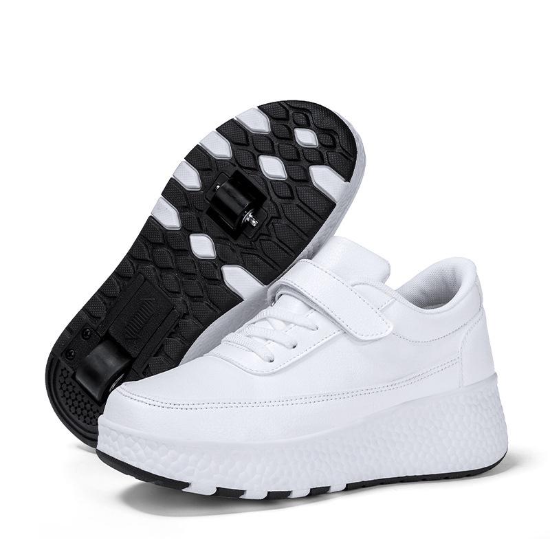 Lightweight Two-Wheel Roller Shoes for Beginners - Unisex Kids, Teens, and Adults Roller Skates