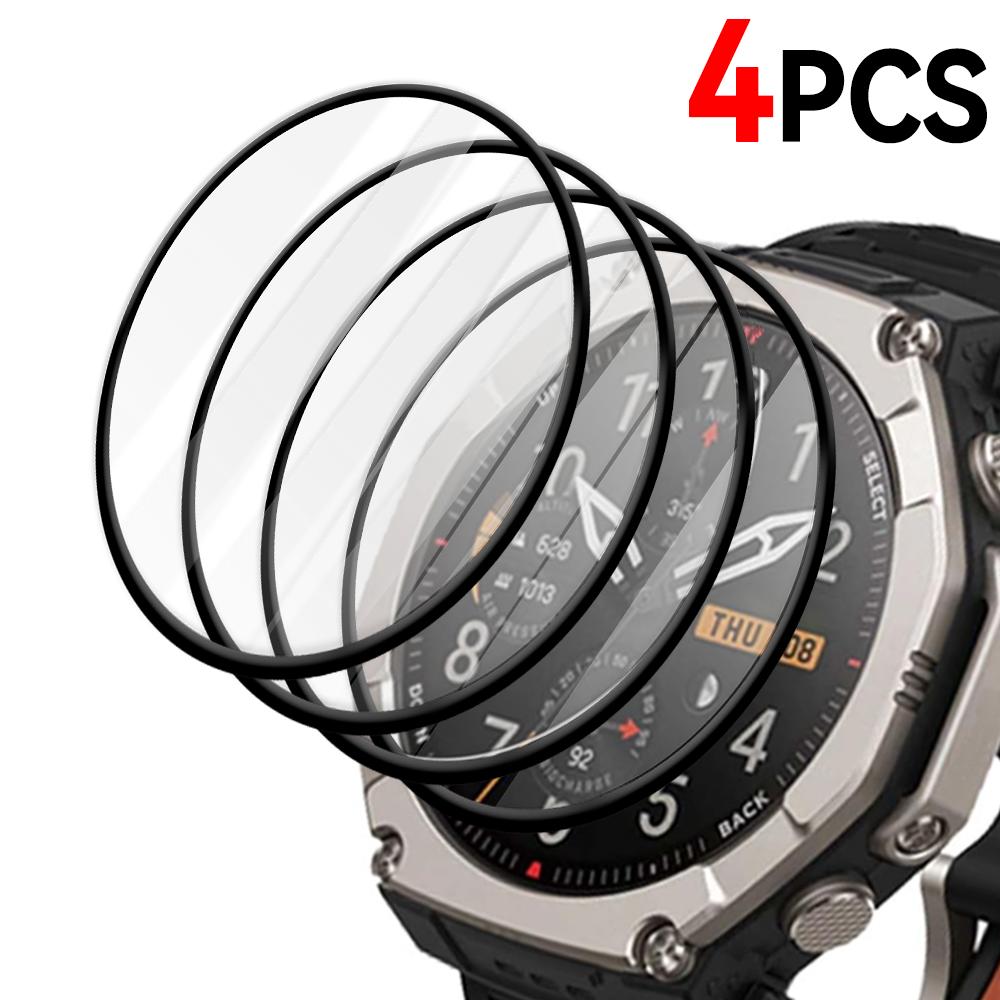 1-5pcs Flexible Pmma Composite Films for Amazfit T-REX Ultra 2 Full Coverage Watch Screen Protectors Not Glass for T-REX Ultra 2