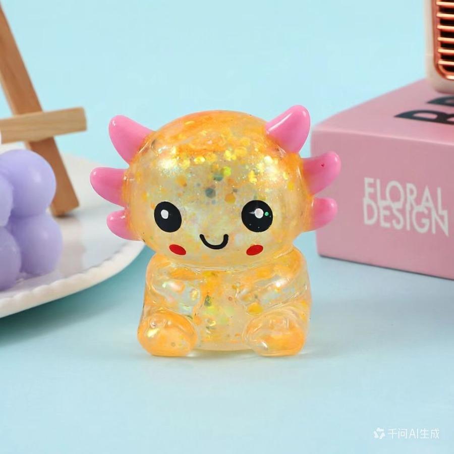 Sequins pinch le maltose seat salamander cartoon pinch slow rebound tpr decompression toy decompression toy