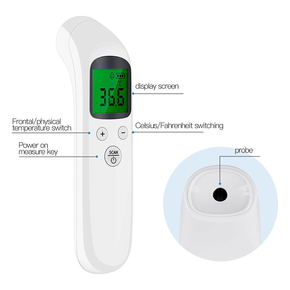 Forehead Thermometer Infrared Digital Non-Contact Thermodetector Handhold Human Body Thermometer