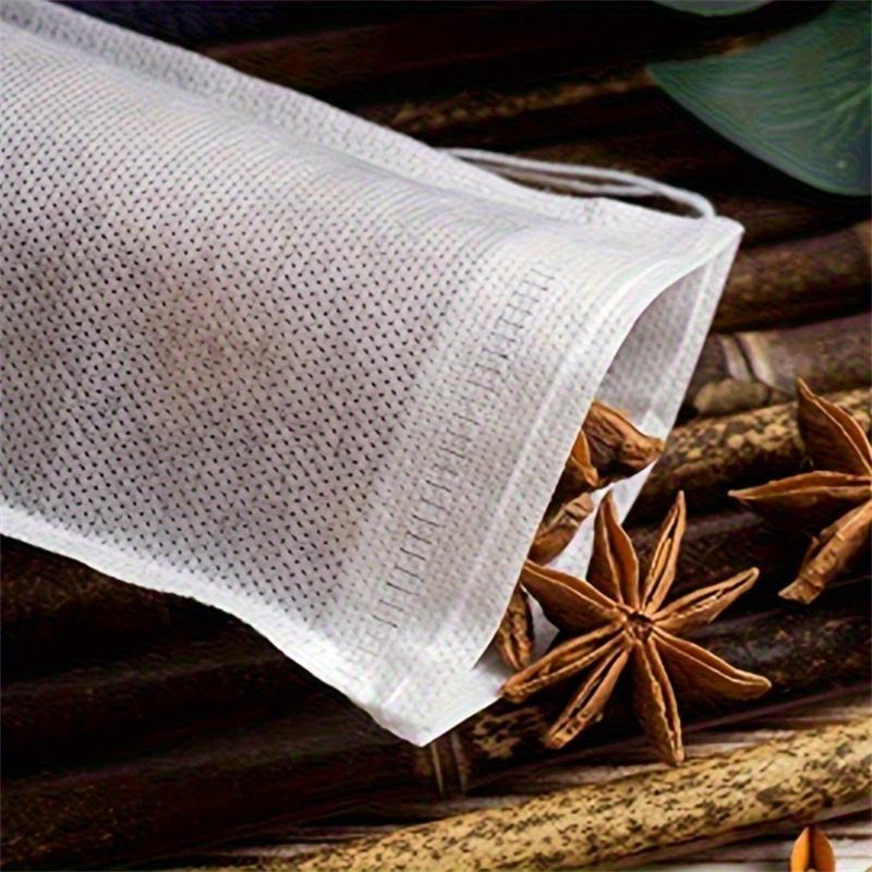 Reusable Drawstring Soup Bags - Multipurpose Kitchen Filter for Tea Leaves, Spices & Muslin - Perfect for Cooking, Chinese Herbs