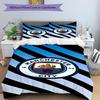 3pcs Duvet Cover Set (1*Duvet Cover + 2*Pillowcase, Without Core),Manchester City FC Print Bedding Set, Bedroom Decor, All‑Season, Birthday Gift