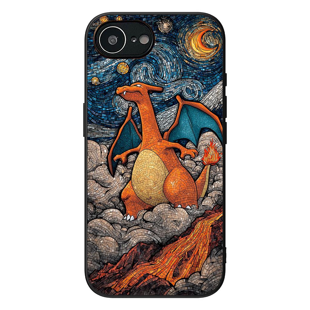 Charmander P-Pokemons Mewtwo P-Pikachus Phone Cover for Apple iPhone 16 15 14 Plus 13 12 Mini 17 Pro Max + ProMax 16E Air Case