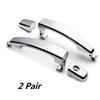 1/2/4 Pcs Car Front Left Right Rear Chrome ABS Door Outer Handle Covers For Chevrolet Captiva Sport Aveo Saturn 96468266