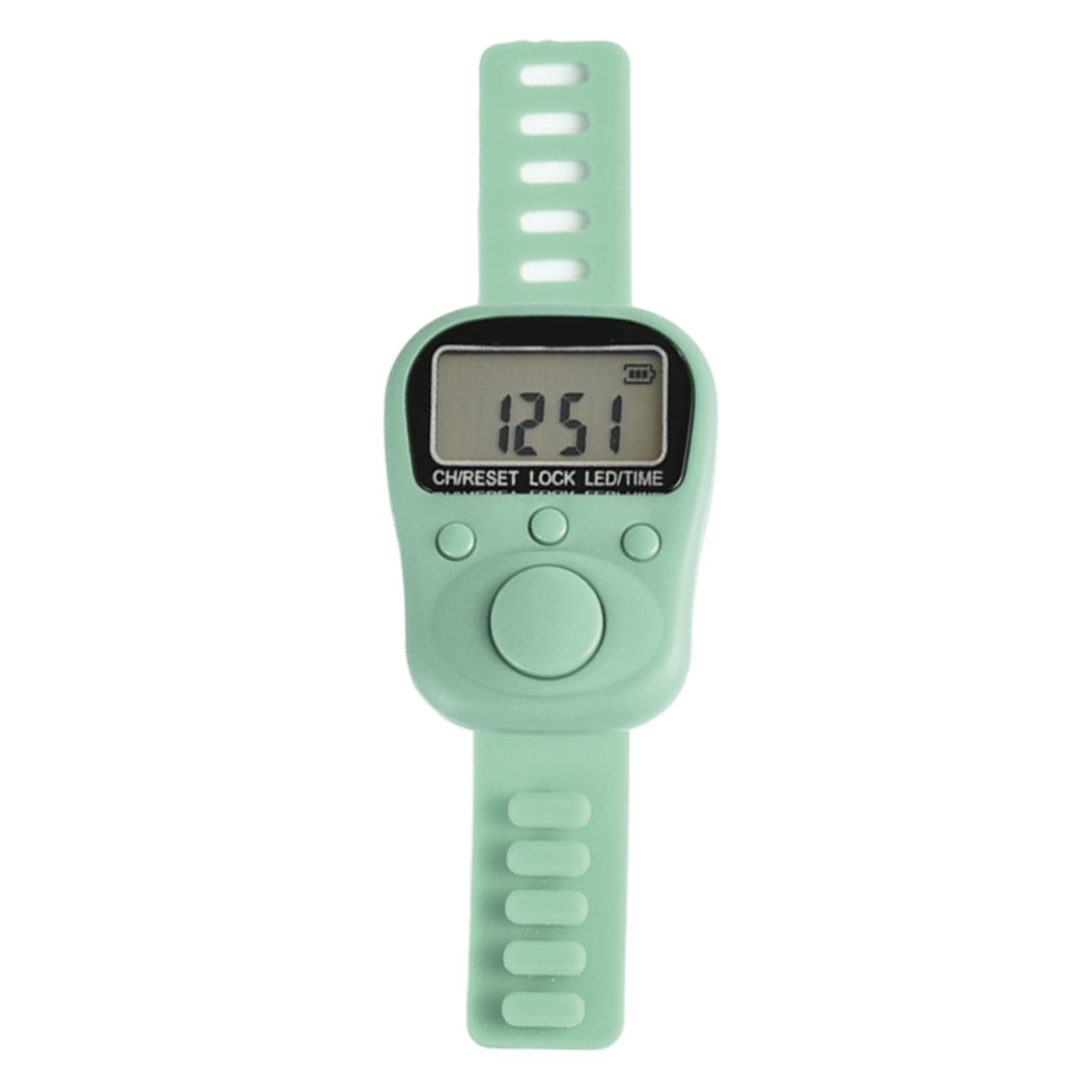 

Electronic Finger Counter LCD Digital Display Tally Counter 6 Digit Number Count Clicker Counters Clickers зелёный