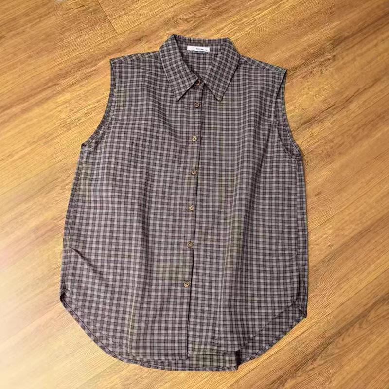 Женская универсальная безрукавка в клетку, стройнящая Medium (105-120 lbs)