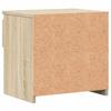 Nightstand Sonoma Oak 40 x 30 x 39 cm Engineered Wood