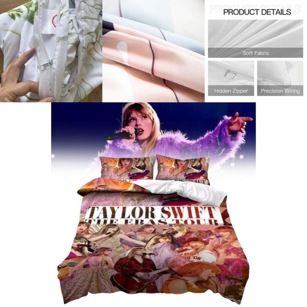 Taylor Swift Character Digital Print Bedding Set For Modern Bedroom Decor