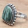 Seraphinite Gemstone Handmade Silver Jewelry  "9"