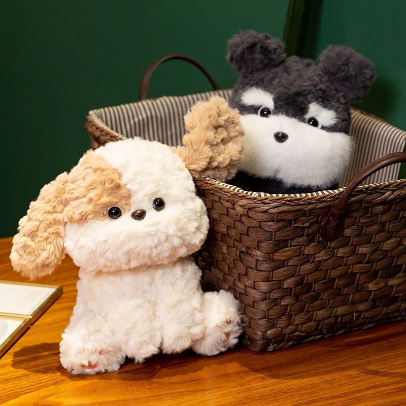 22cm Cartoon Cute Sit Puppy Dog Plush Toys Stuffed Animal Soft Baby Appease Sleep Doll Toys for Boy Girl Birthday Gift