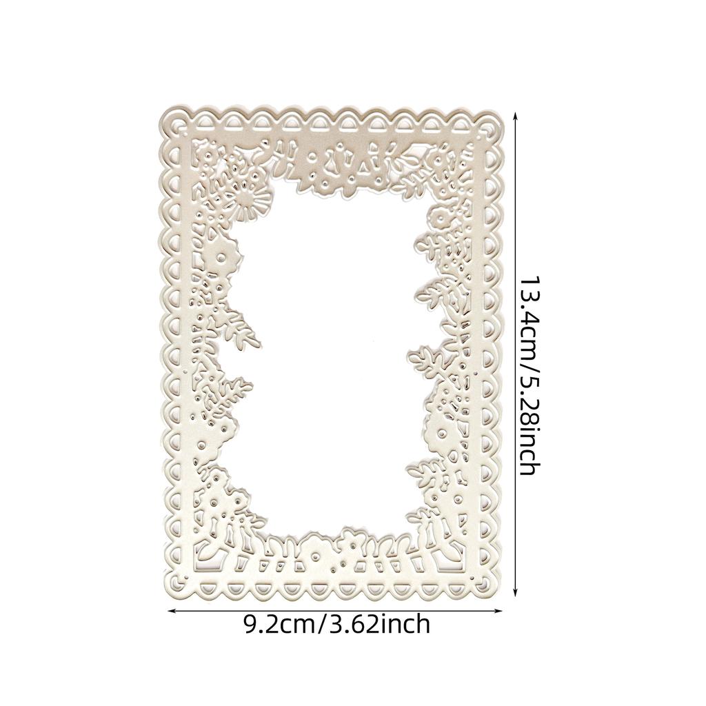 Metal Die Cuts Flower Frame Embossing Stencil Cutting Dies for Card Making Scrapbooking Paper Craft DIY Template Mold