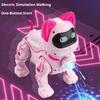 Programmable Remote Control Robot Cat for Kids Interactive Robotic Cat, RC Robot with Touch Sensing, LED Eyes, Dance