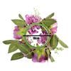 Simulated Candle Rings Wreaths European Style Fake Rose Flower Artificial Flowers  Table Decoration