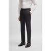 Stretch Virgin Wool Slim Fit Tailored Pants Open Grey 50509898061