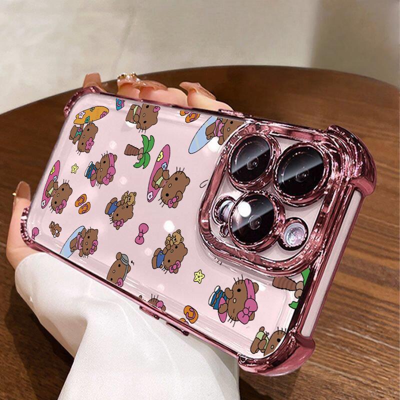 Case For Samsung Galaxy S26 S25 Ultra A57 A56 A16 A54 A55 A07 A35 S24 S23 Ultra Plus FE 5G Soft Hello Kitty Shockproof Casing