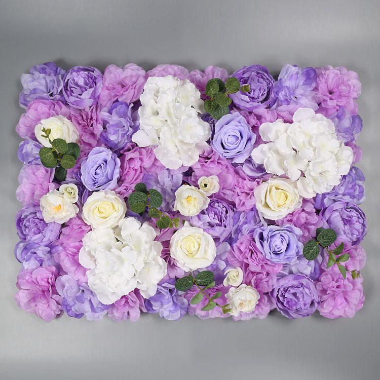 40*60cm Simulated Flower Wall Plant Background Wall Simulated Artificial  Flower Wall Decoration Indoor Scenery Wedding Roses