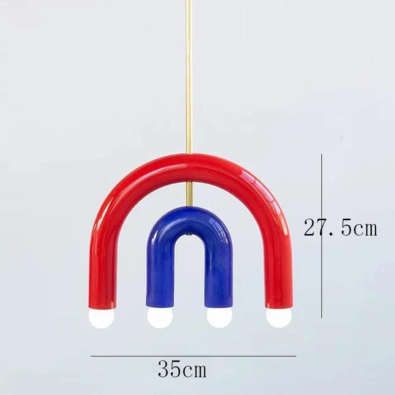 Chandelier Simple Art B&B Hotel Front Desk Studio Kindergarten Children's Contrast Color Restaurant Bar Counter Bedroom