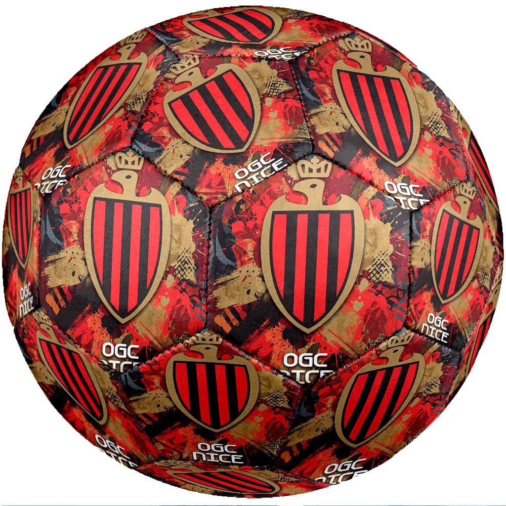 OGC Nice FC Size 5 Standard Football Durable Training Match Soccer Ball for Adult Outdoor Sports