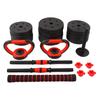 Adjustable Dumbbells PVC 20kg 44lb Detachable Dumbbell Set for Full Body Workout Fitness
