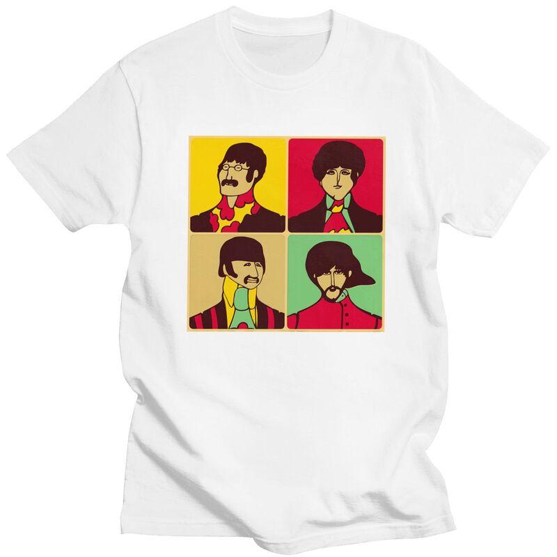 Custom The Beatle Heavy Metal Rock Tshirts for Men Short Sleeve Leisure T Shirt Tshirt Loose Fit Pure Cotton Tees Gift