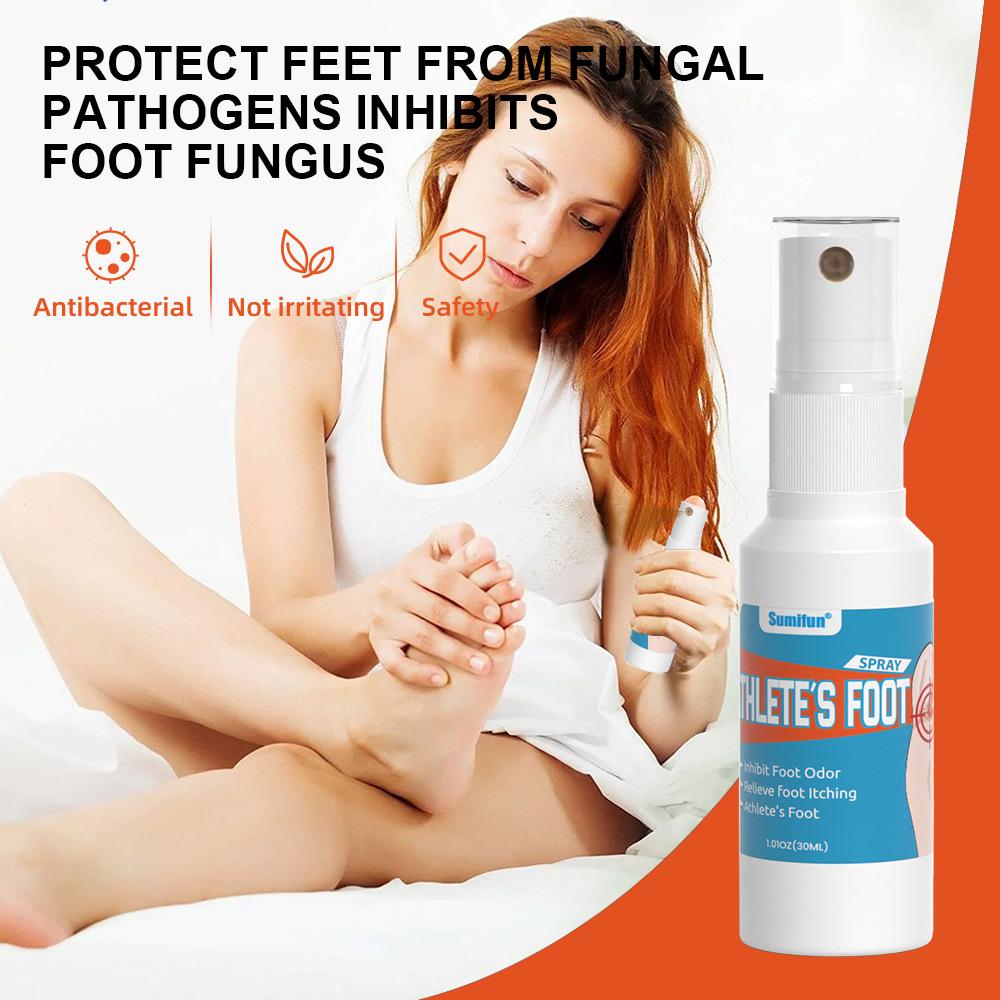 Sumifun 30/60/150ML Relieve Foot Odor Spray Foot Sweating Toe Anti-Itching Summer Essential Exercise Foot Care Bacteriostat Liquid Spray