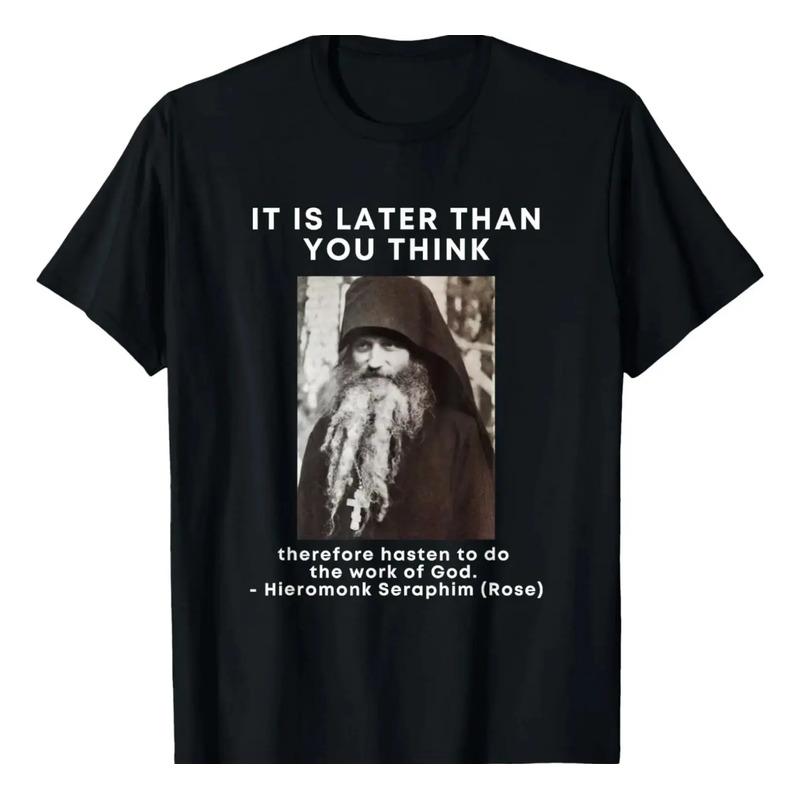 Camiseta Ortodoxa Oriental Fr Seraphim Rose S