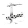 Stainless Steel Soap Dispenser Wall Mount Bracket for Bathroom Storage