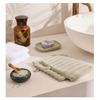 Set of 2 Wash Mitts 15 X 21 Cm Maia Taupe