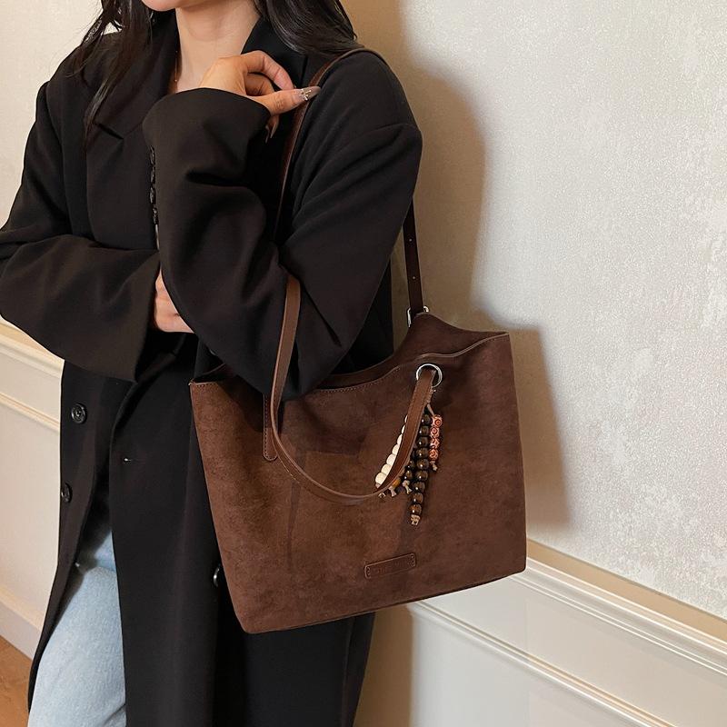 High-end Underarm Bag Women's New Retro Fashion Shoulder Bag Large-capacity Commuter Tote Bag Customization