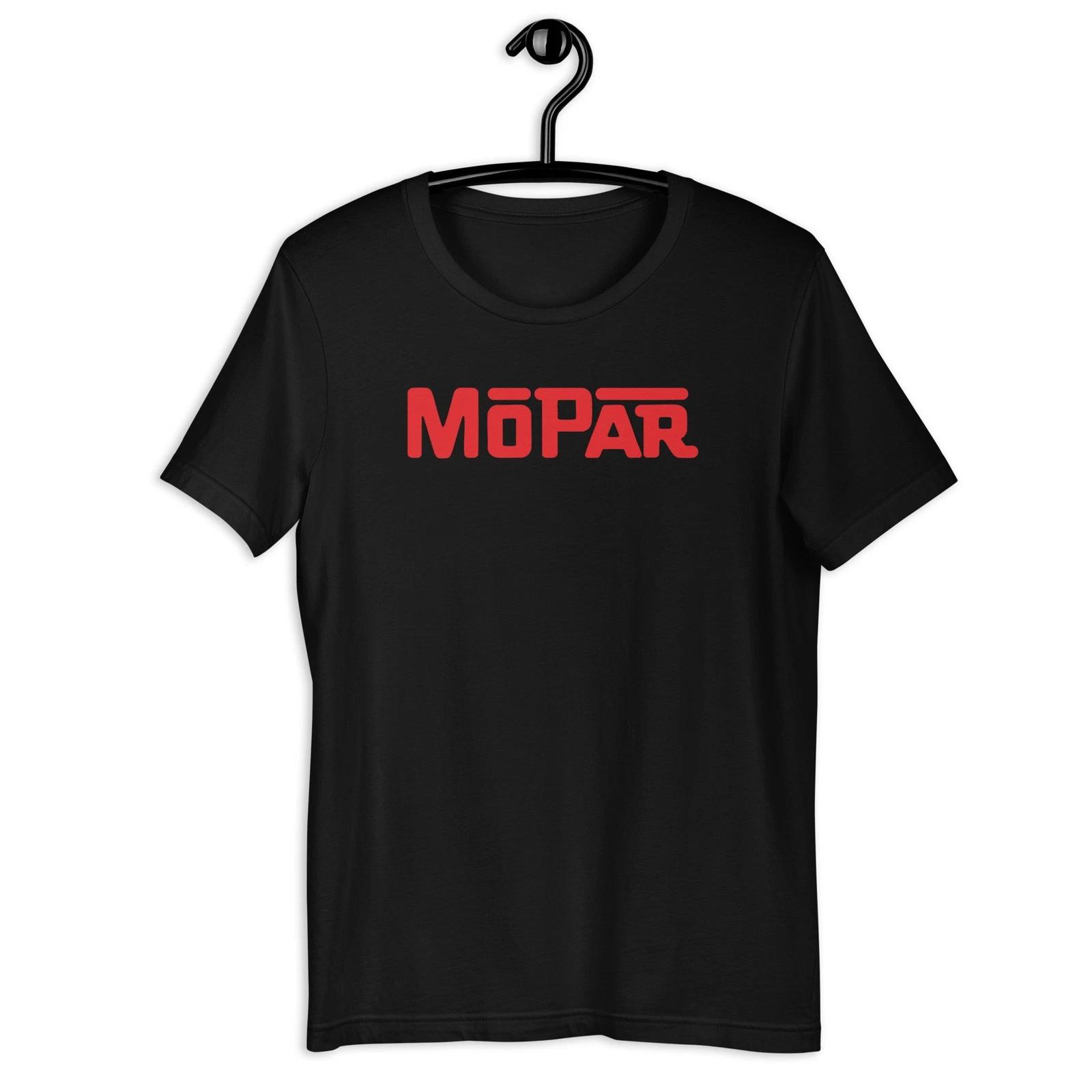 Mopar Logo T-Shirt Red Emblem Unisex Tee S-5XL M
