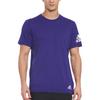 Adidas T Shirts Men's Purple Crew Neck Moderate Straight Fit HB7482