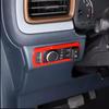 For Ford Maverick -2025 ABS Red Interior Headlight Switch Button Cover Trim