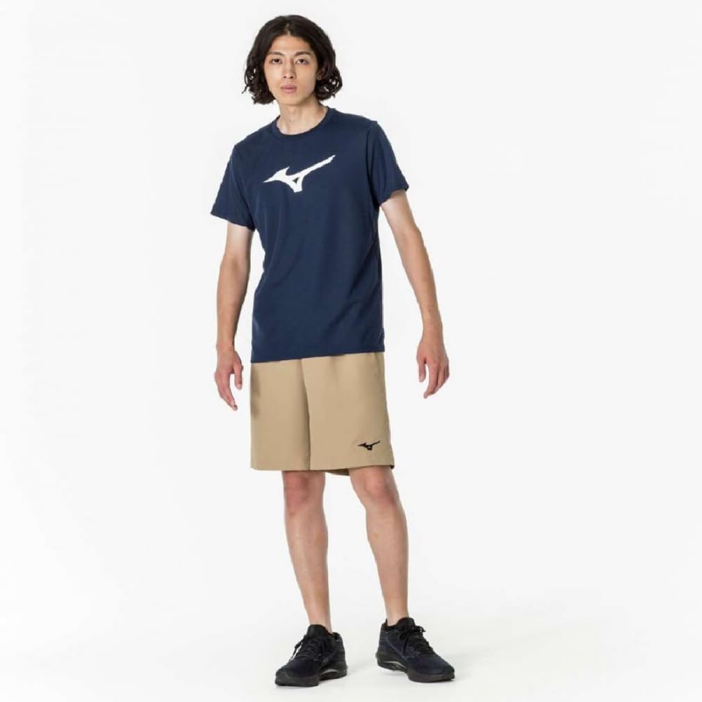 Trainingsshirt Kurzarm mit großem Logo in Limettengrün 32MAA155, Feuchtigkeitsableitend, Schnelltrocknend, Grün, XL,