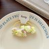 Autumn and Winter Lace Embroidery Bow Children's Hairpin Cute Girl Hair Ring Head Rope Girl Headdress Hair Accessories