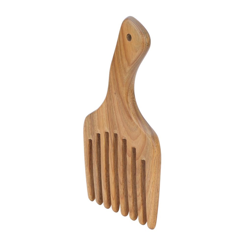 Wooden Comb Sandalwood Prevent Static Scalp Massage Coarse Teeth Hair Beard Comb for Barber Salon