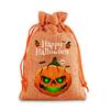 Halloween Kinder Zuckertüte Kürbis Geist Leinen Bündel Mundbeutel Geschenktüte Kordelzug Süßigkeitentasche Lager
