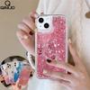 Custodia per Telefono con Paillettes Sabbia Mobile Glitter Bling per iPhone 17 Air 16 15 14 Plus 13 12 11 Pro Max Mini X XR XS Max SE 2 3 Cover