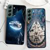 Millennium Falcon In Space Phone Case For Samsung Galaxy S22 S25 Ultra S21 S10 Plus S25Edge S20 S23 S24 FE S10E Cover Silicone S