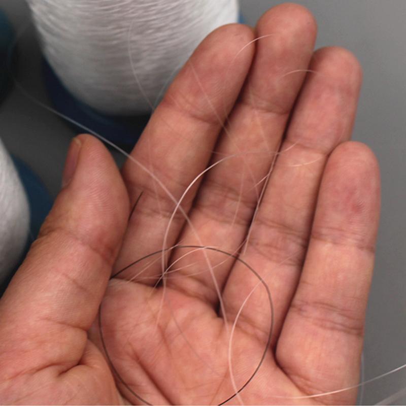 4500 Metros Linha Transparente para Máquina de Costura Para Apliques Costurados à Mão Gola Mesa Linha de Nylon Invisível Acessórios de Costura