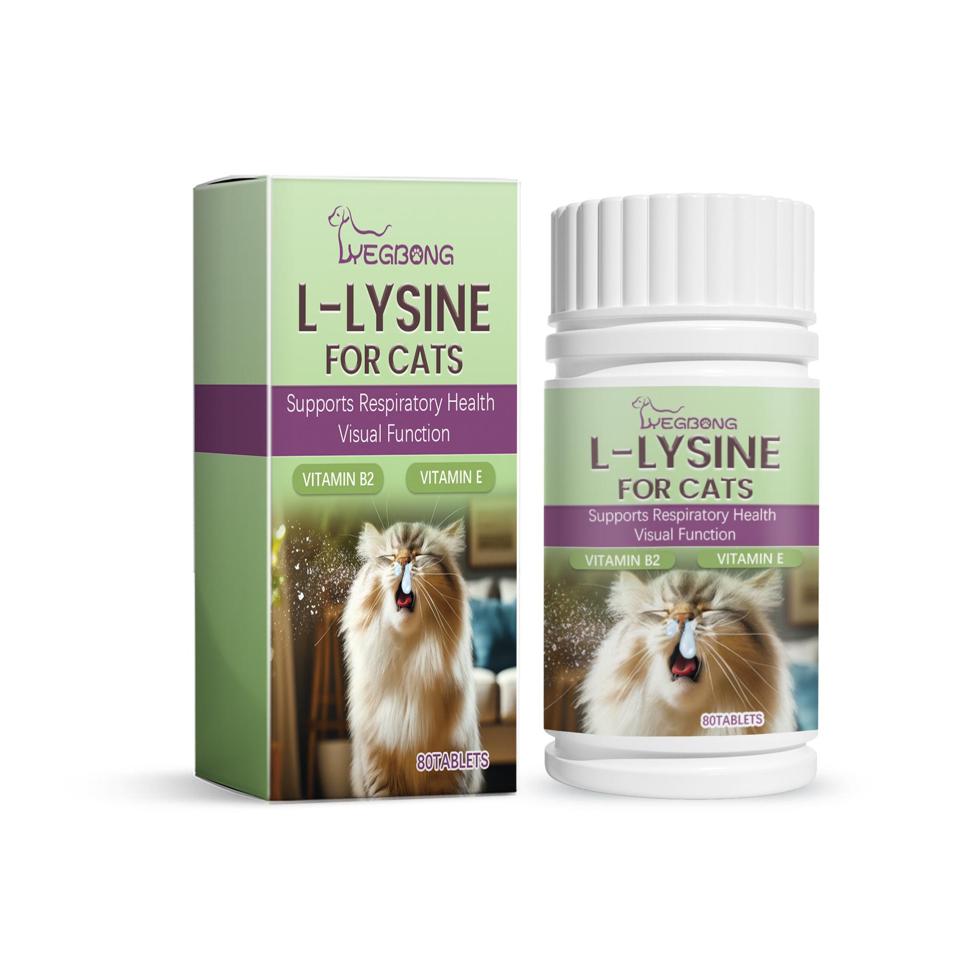 

Таблетки Yegbong Feline Amino L-Lysine для ухода за телом кошки. Поддерживайте хорошее состояние вашей кошки. 80pcs
