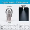 Stainless Steel 1/2" Fine Atomizing Nozzle for Fuel Injection, Humidification, & Mist Cooling.