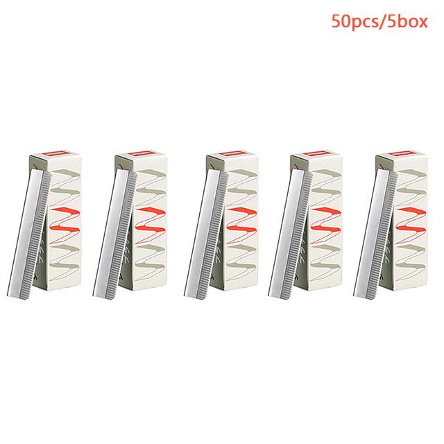 10/30/50/100 pz Taglio Dei Capelli Rasoio Sopracciglio Taglio Coltello In Acciaio Inox Multi-funzione Sharp Lama di Piuma strumento di trucco
