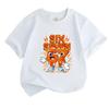 Kids Boys Girls 100% Cotton Crew Neck Short Sleeve T-Shirt, Cartoon 67 Six Seven Drippy Anime Character Print Casual Tee for Children Daily Wear