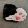 New 1 Pair Furry Animal Paw Shoes Plush Cosplay Costume Cat Paw Shoes Fursuit Foot Socks Nail Tiger Claws For Halloween Party
