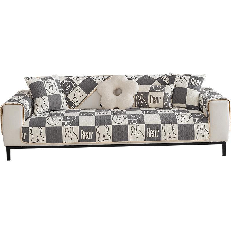 

Подушка для дивана из ледяного шелка, универсальный высококачественный коврик для ленивого сезона Four Seasons, летний нескользящий чехол для дивана со знаменитостями в Интернете, полотенце 70*70