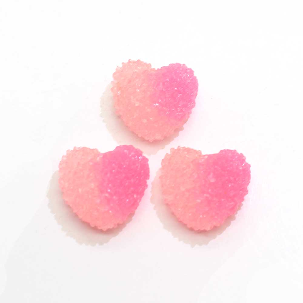 Flat Back Gummy Candy Resin Cabochon Star Shape Heart Shape for DIY Embellishments Scrapbooking