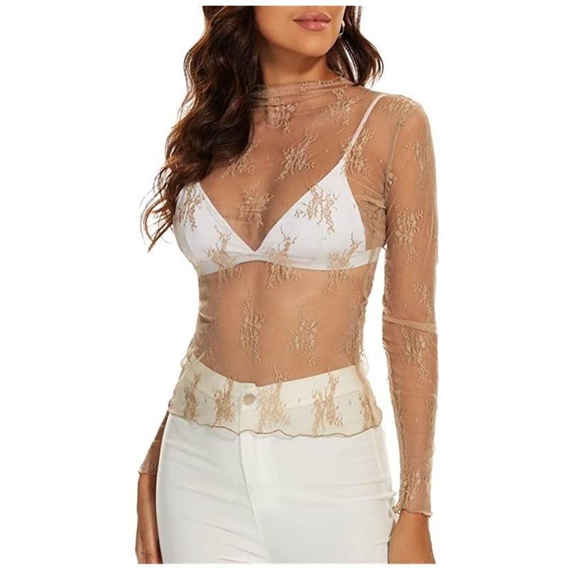 YYFS Women's Fashion Casual Summer Spring Long Sleeve Half Turtleneck Blouses & Shirts