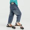 Duoduo Home Boys' Loose Fit Cotton-Blend Denim Jeans
