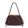 New Hand Woven Vegetable Basket Bag, Simple and Versatile Crescent Bag, Commuting One Shoulder Hand-held Armpit Bag