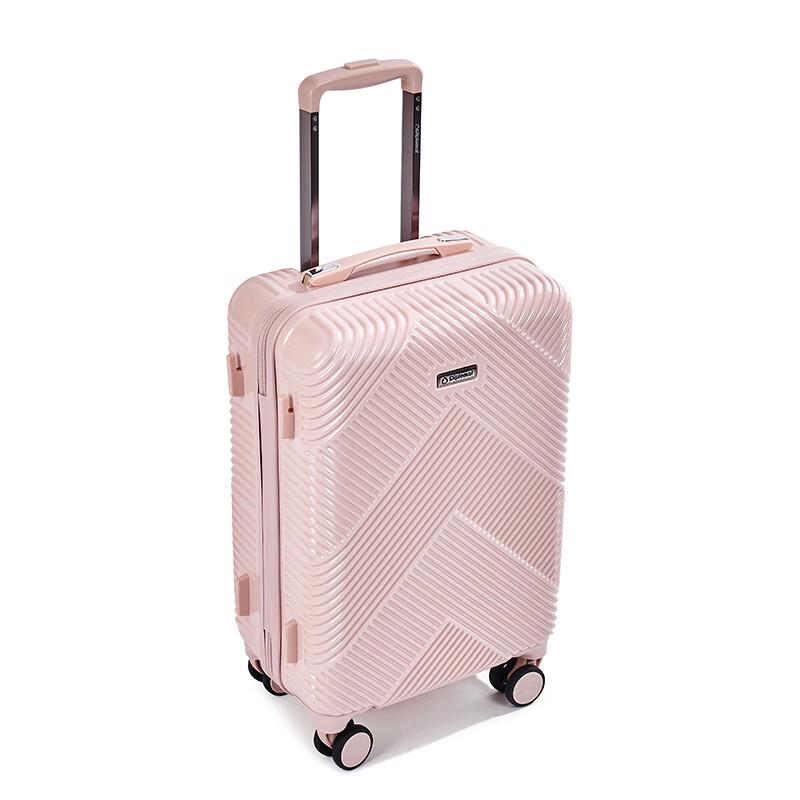 Diplomat DS-1302-1 Pink 20-inch Hardshell Spinner Suitcase